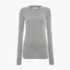Maglietta a maniche lunghe in grigio melange Maglietta a maniche lunghe in grigio melange