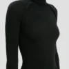Maglione a collo alto in nero Maglione a collo alto in nero