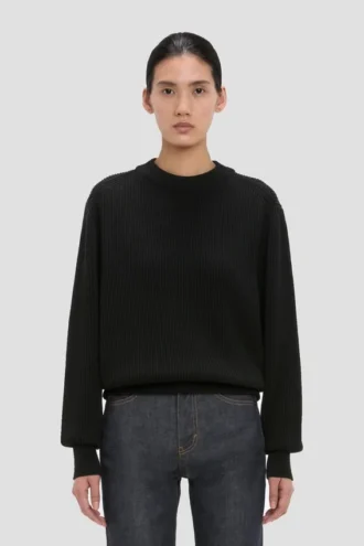 Maglione dalla vestibilità comoda in nero
