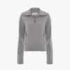 Maglione Milano con mezza zip in grigio melange Maglione Milano con mezza zip in grigio melange