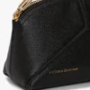 Mini pochette da viaggio The Victoria in pelle nera Mini pochette da viaggio The Victoria in pelle nera