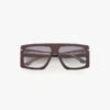 Montatura oversize flat top in bordeaux Montatura oversize flat top in bordeaux
