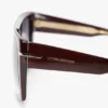Montatura oversize flat top in bordeaux Montatura oversize flat top in bordeaux