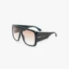 Montatura oversize in morbido acetato blu a forma di quadrato Montatura oversize in morbido acetato blu a forma di quadrato