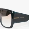 Montatura oversize in morbido acetato blu a forma di quadrato Montatura oversize in morbido acetato blu a forma di quadrato