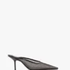 Mule con tacco a spillo Sloane 75 in rete nera Mule con tacco a spillo Sloane 75 in rete nera