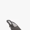 Mule con tacco a spillo Sloane 75 in rete nera Mule con tacco a spillo Sloane 75 in rete nera
