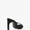 Mule Harlow 100 in raso nero Mule Harlow 100 in raso nero