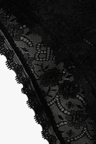 Mutandine in pizzo nero