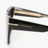 Occhiali da sole in acetato nero Occhiali da sole in acetato nero