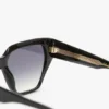 Occhiali da sole in acetato nero Occhiali da sole in acetato nero