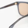 Occhiali da sole oversize in acetato blu trasparente Occhiali da sole oversize in acetato blu trasparente