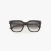 Occhiali da sole oversize in acetato nero