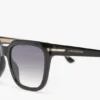 Occhiali da sole oversize in acetato nero