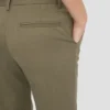 Pantaloni a gamba dritta sartoriali in misto salvia