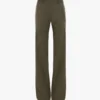 Pantaloni a gamba dritta sartoriali in misto salvia