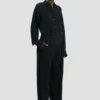 Pantaloni a gamba larga in blu navy