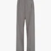 Pantaloni a vita plissettata in nichel Pantaloni a vita plissettata in nichel