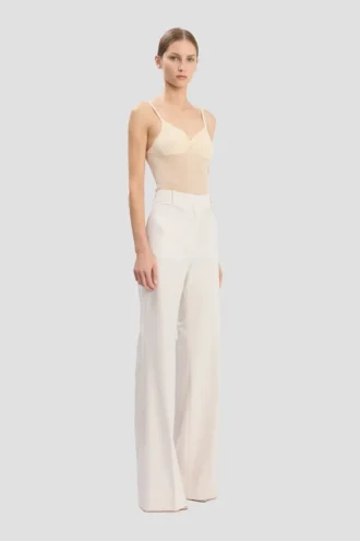 Pantaloni Alina in color osso