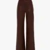 Pantaloni Alina in pelle bordeaux Pantaloni Alina in pelle bordeaux