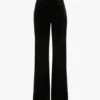 Pantaloni Alina in velluto color mezzanotte Pantaloni Alina in velluto color mezzanotte
