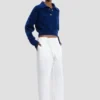 Pantaloni cargo bianchi