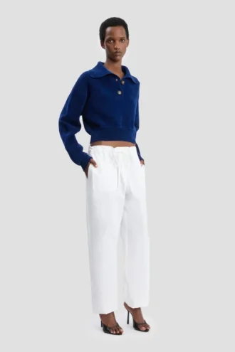 Pantaloni cargo bianchi