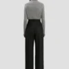 Pantaloni Charlee in nero