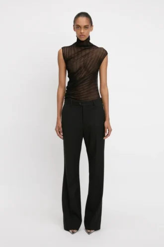 Pantaloni classici sartoriali in nero