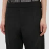 Pantaloni con inserti trasparenti in nero