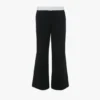 Pantaloni con pannelli laterali in nero