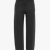 Pantaloni jogger con logo ricamato in nero Pantaloni jogger con logo ricamato in nero