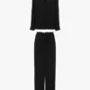 Pigiama con monogramma VB in nero Pigiama con monogramma VB in nero