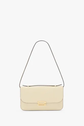 Pochette Dorian in pelle avorio