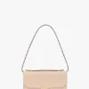 Pochette Dorian in pelle rosa pallido Pochette Dorian in pelle rosa pallido