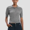 Polo in grigio melange