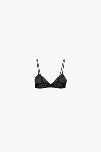 Reggiseno in pizzo nero
