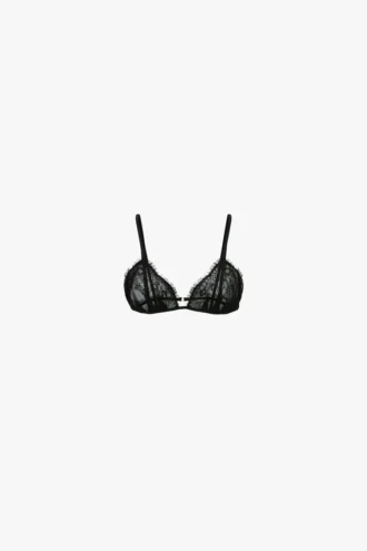 Reggiseno in pizzo nero