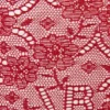 Slip con monogramma in pizzo rosso papavero Slip con monogramma in pizzo rosso papavero