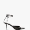 Sandalo con tacco a spillo Eliza 75 in pelle nera