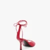 Sandalo con tacco a spillo Eliza 75 in pelle rossa Sandalo con tacco a spillo Eliza 75 in pelle rossa