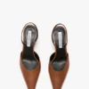 Sloane Halter Back 45 in pelle color cuoio scuro Sloane Halter Back 45 in pelle color cuoio scuro
