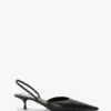 Sloane Halter Back 45 in pelle nera Sloane Halter Back 45 in pelle nera