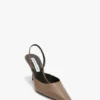 Sloane Halter Back 75 in pelle grigio tortora Sloane Halter Back 75 in pelle grigio tortora