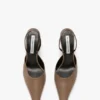 Sloane Halter Back 75 in pelle grigio tortora Sloane Halter Back 75 in pelle grigio tortora