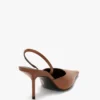 Sloane Halter Back 75 in pelle marrone scuro Sloane Halter Back 75 in pelle marrone scuro