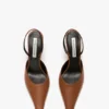 Sloane Halter Back 75 in pelle marrone scuro Sloane Halter Back 75 in pelle marrone scuro