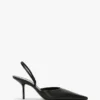 Sloane Halter Back 75 in pelle nera Sloane Halter Back 75 in pelle nera