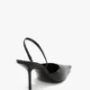 Sloane Halter Back 75 in pelle nera Sloane Halter Back 75 in pelle nera