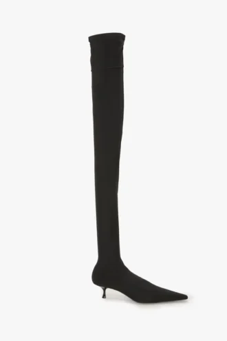 Stivale Sloane in jersey 45 in nero